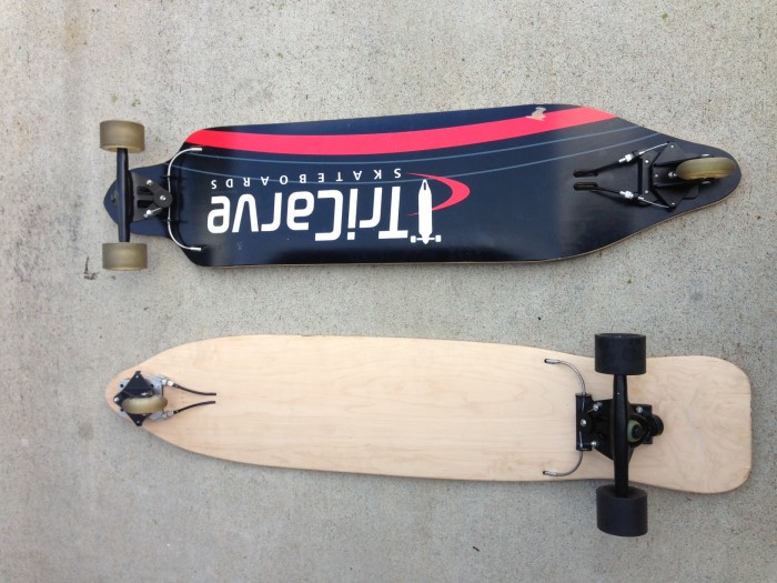 Buy the patent: THREE-WHEELED SKATEBOARD (Patent for sale)